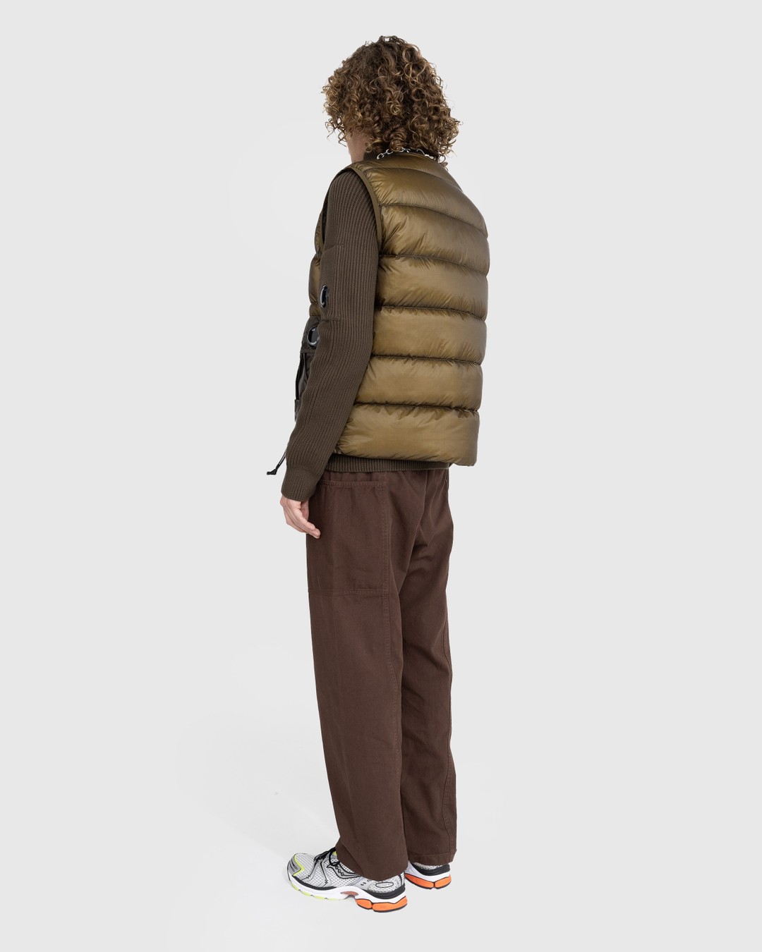 C.P. Company – Quilted Zip Vest Butternut | Highsnobiety Shop